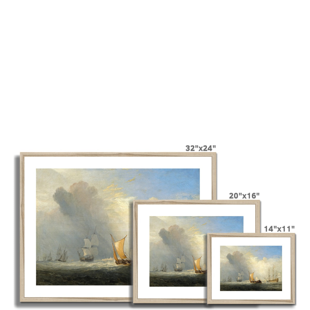 Rotterdam Ferry-Boat by Joseph Mallord William Turner Framed & Mounted Print