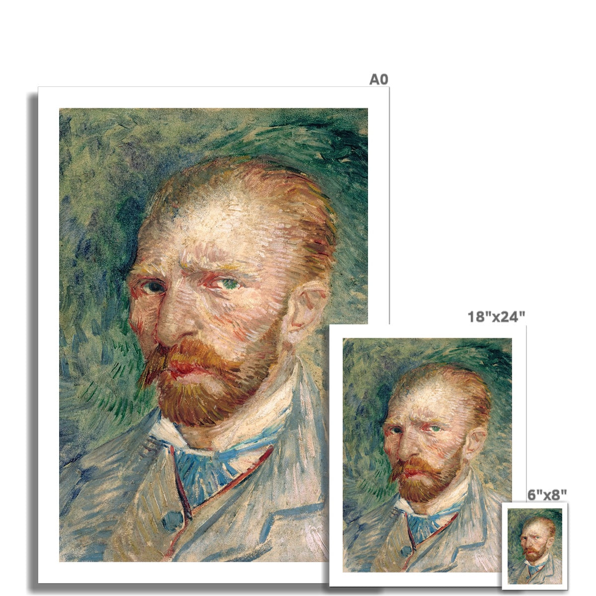 Self-Portrait by Vincent van Gogh Fine Art Print