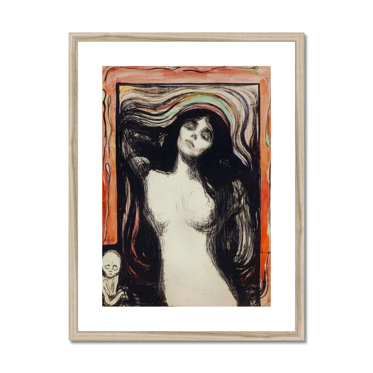 Madonna by Edvard Munch Framed & Mounted Print