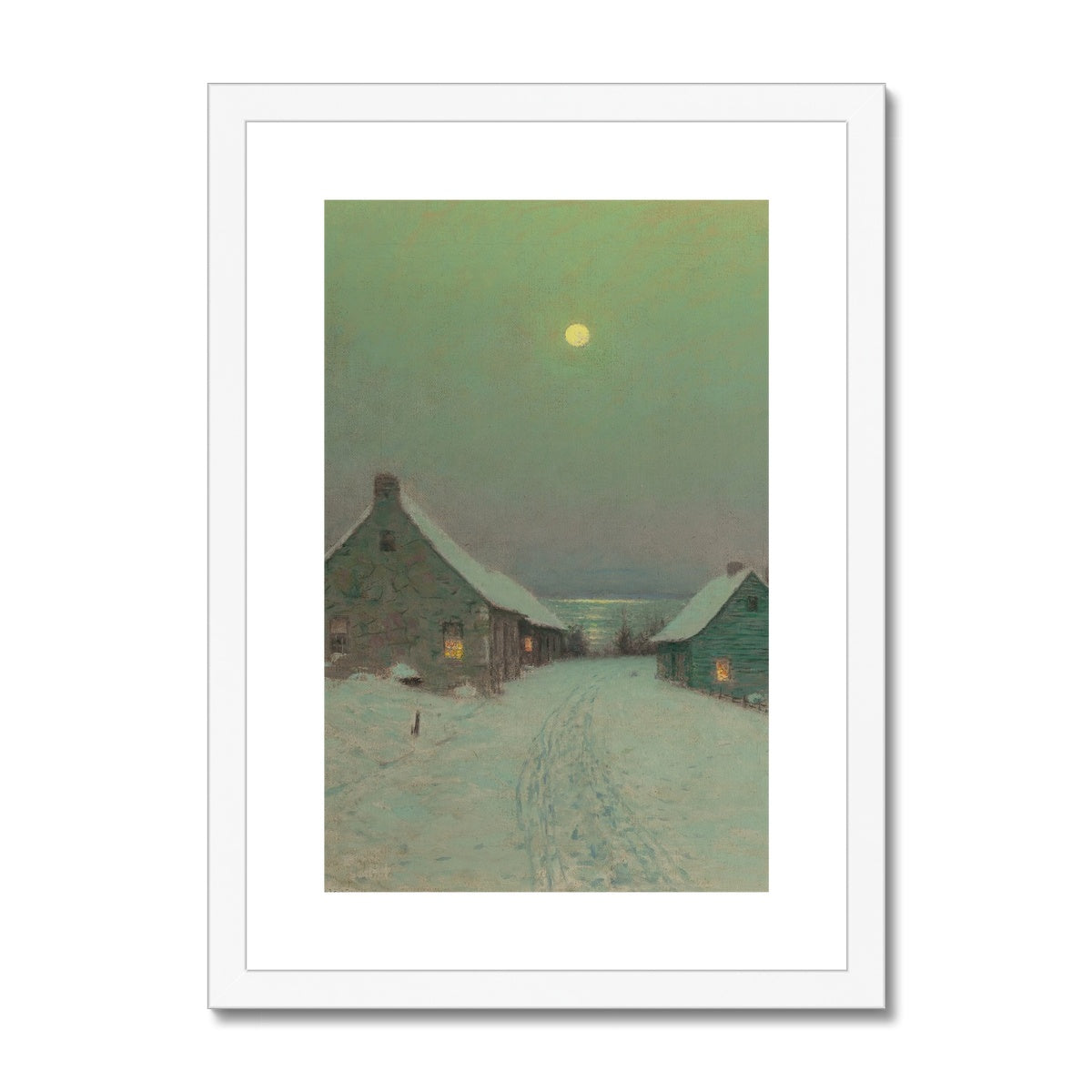 Christmas Eve by Birge Harrison  Framed & Mounted Print