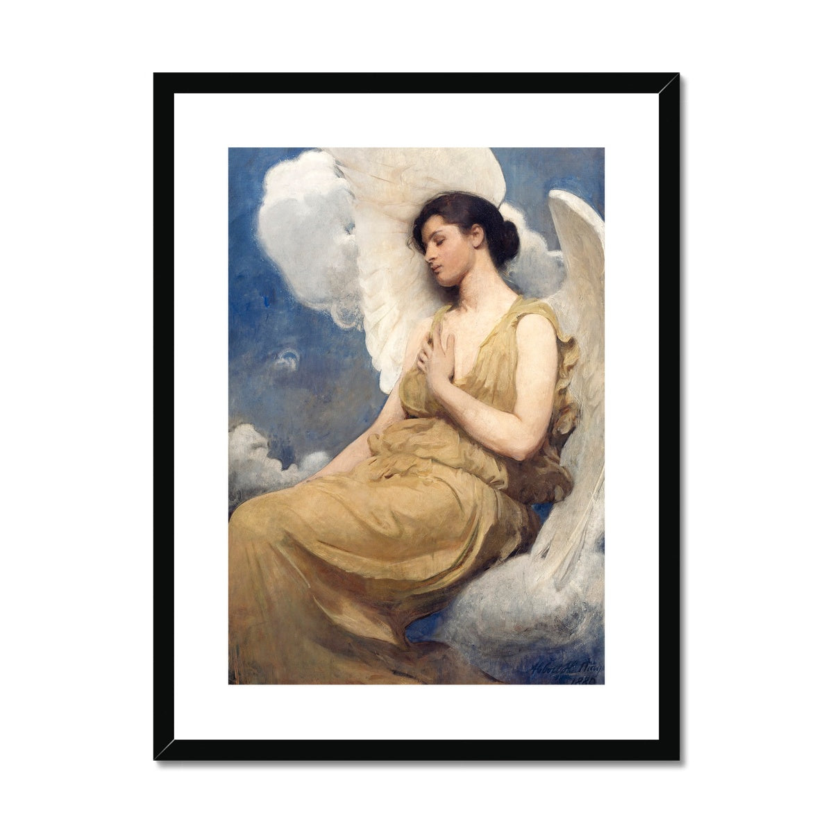 Winged Figure by Abbott Handerson Thayer Framed & Mounted Print