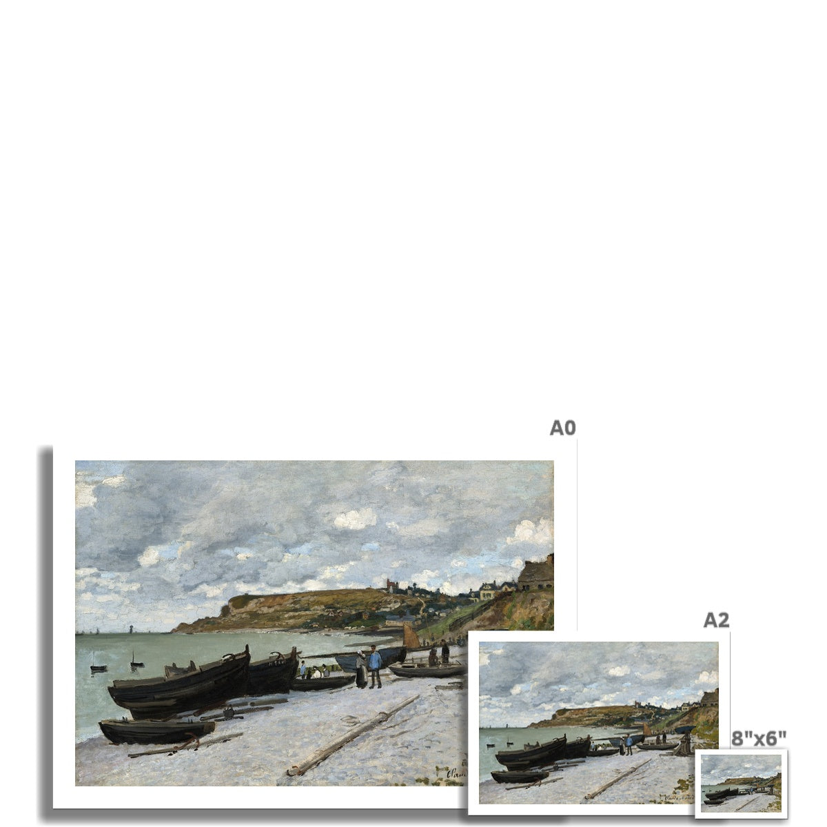 Sainte-Adresse by Claude Monet Fine Art Print