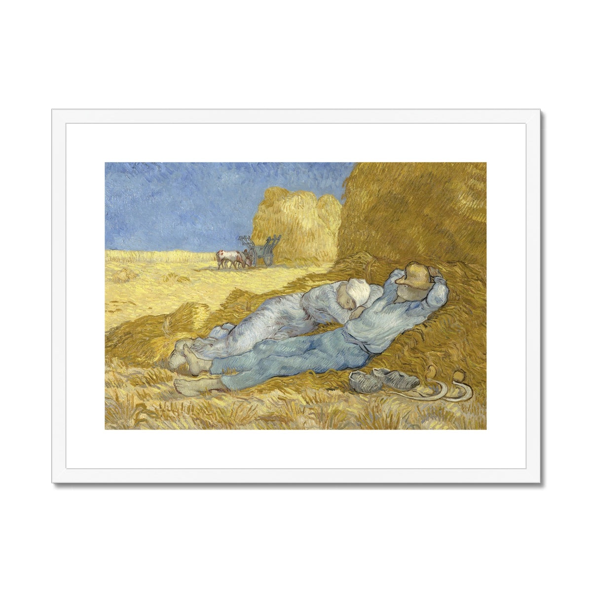 The Siesta by Vincent van Gogh Framed & Mounted Print