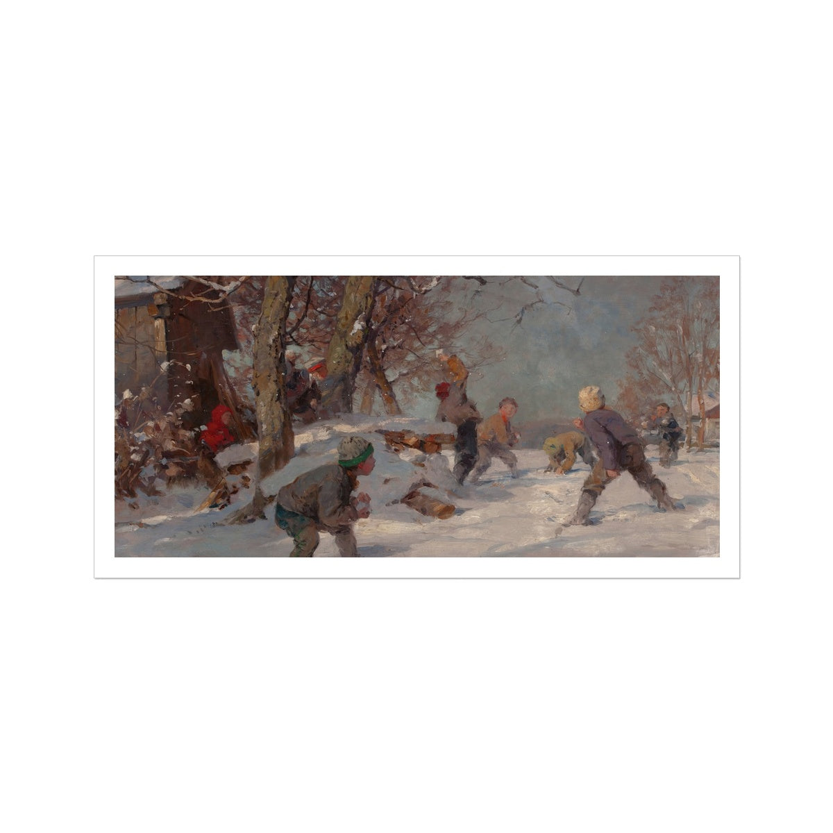 The Snowball by Fight Fritz Freund Fine Art Print