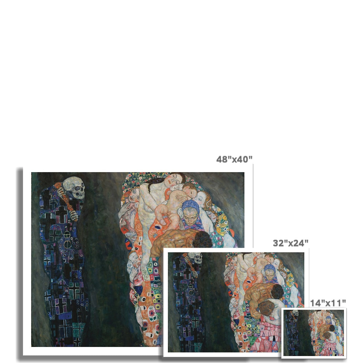 Death and Life by Gustav Klimt  Fine Art Print