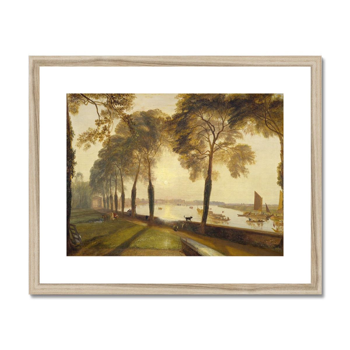 Mortlake Terrace by Joseph Mallord William Turner Framed & Mounted Print