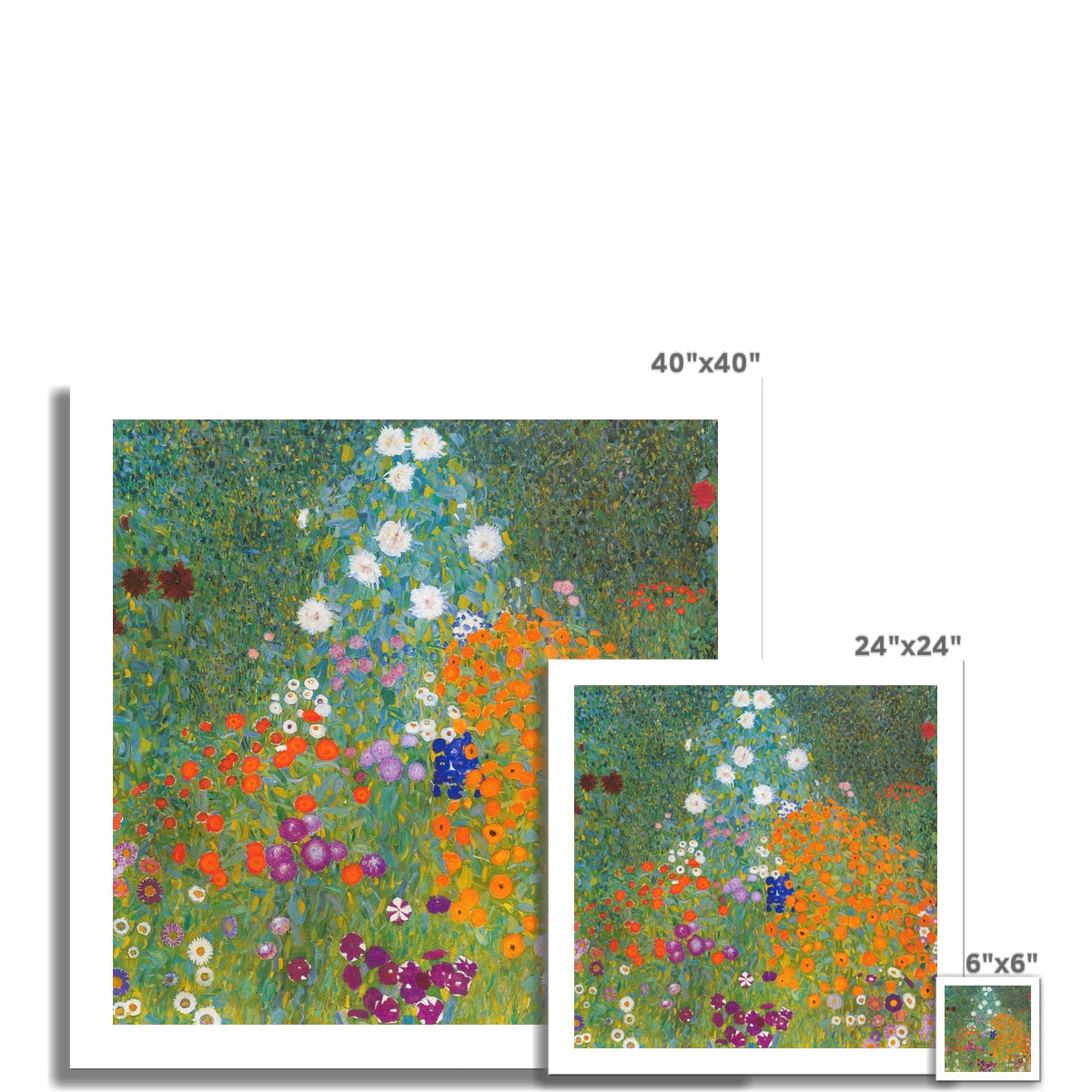 Cottage Garden by Gustav Klimt Fine Art Print