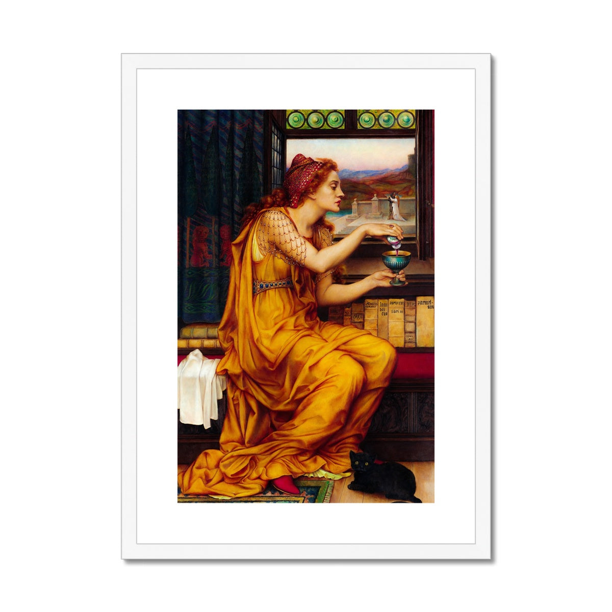 The Love Potion by Evelyn De Morgan Framed & Mounted Print