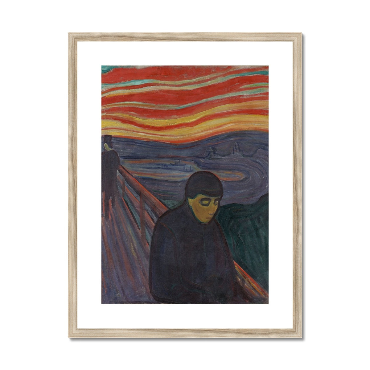 Despair by Edvard Munch Framed & Mounted Print