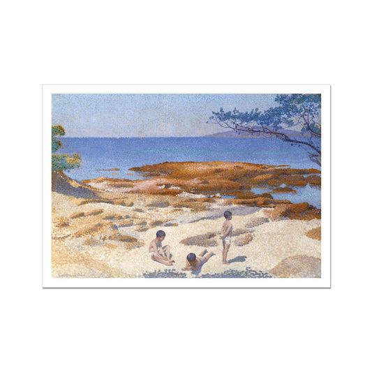 Beach at Cabasson (1891–1892) by Henri Edmond Cross Fine Art Print