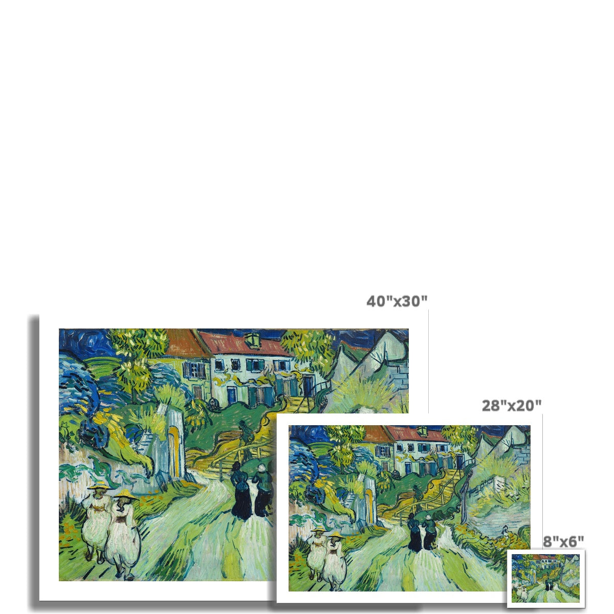 Stairway at Auvers by Vincent van Gogh Fine Art Print