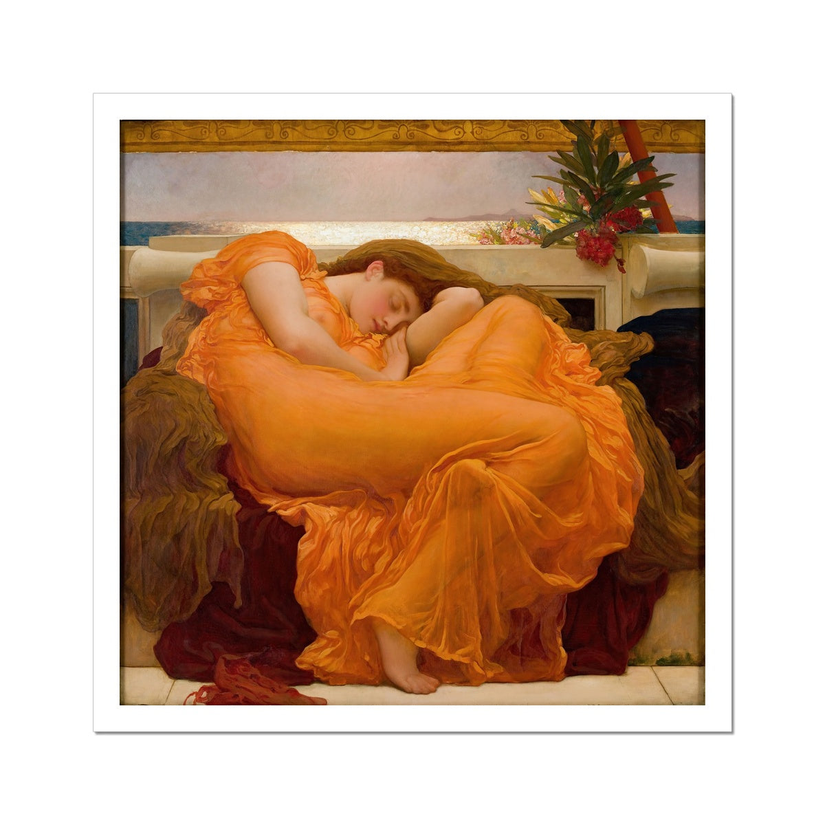 Flaming June by Frederic Leighton Fine Art Print