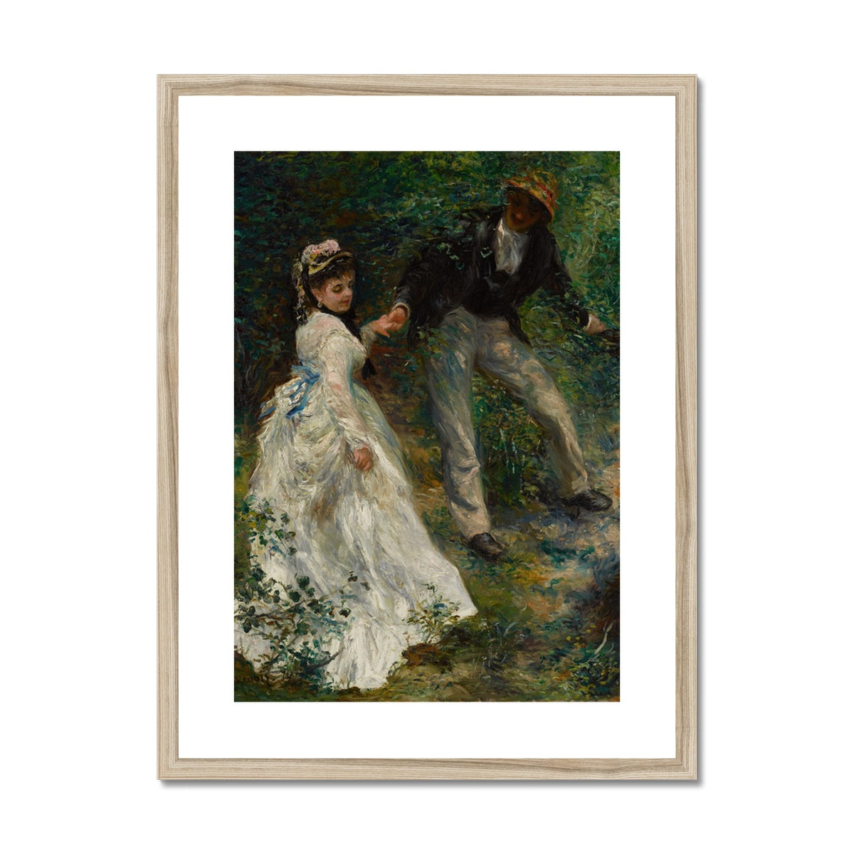 La Promenade by Pierre-Auguste Renoir  Framed & Mounted Print