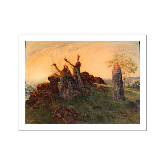 The Passing Of St. Brighid by Da Loria Norman  Fine Art Print