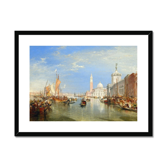 Venice – The Dogana and San Giorgio Maggiore by Joseph Mallord William Turner Framed & Mounted Print