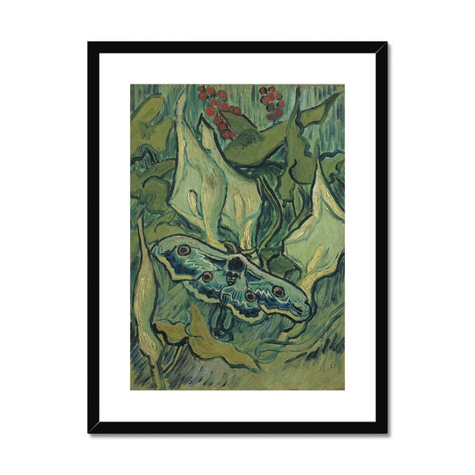 Emperor moth by Vincent van Gogh Framed & Mounted Print