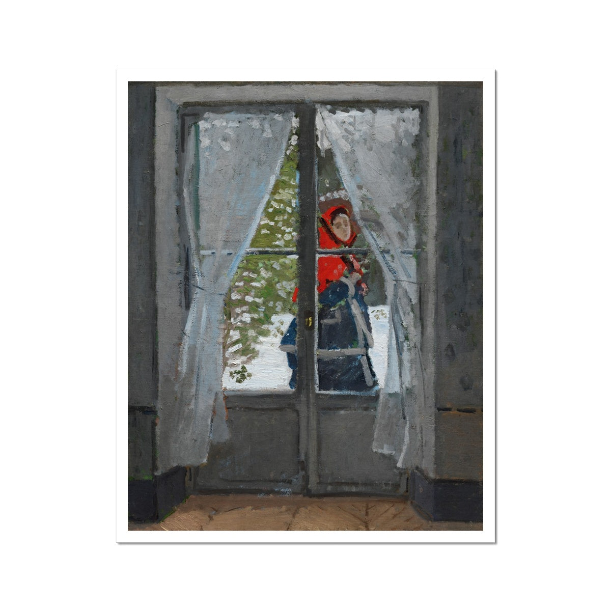 The Red Kerchief by Claude Monet Fine Art Print