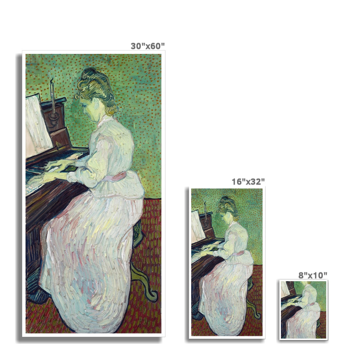 Marguerite Gachet at the Piano by Vincent van Gogh Fine Art Print