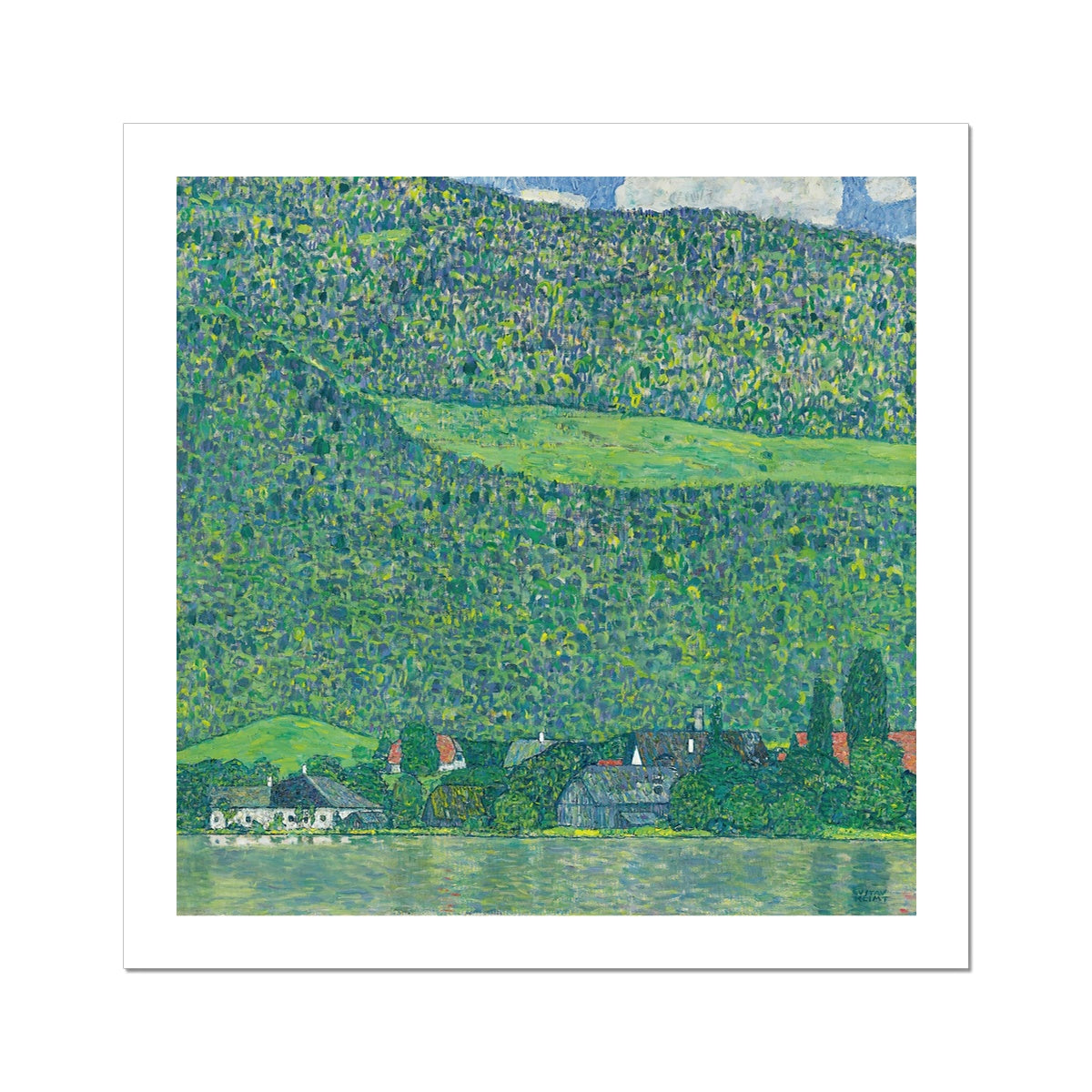 Litzlberg am Attersee by Gustav Klimt Fine Art Print