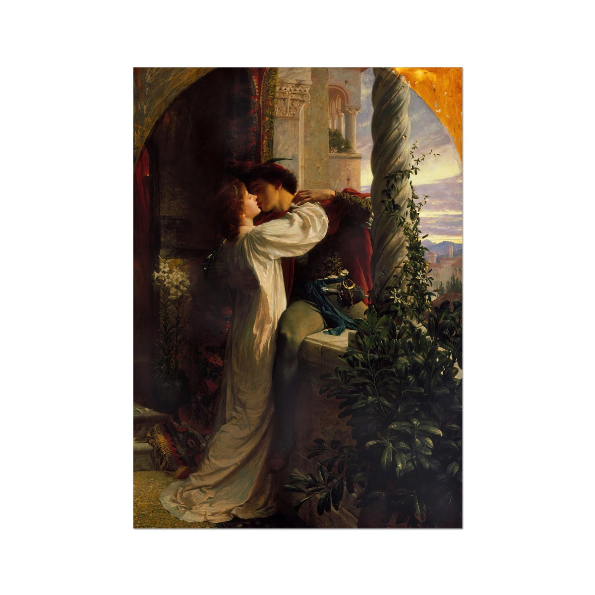 Romeo and Juliet by Frank Dicksee  Fine Art Print