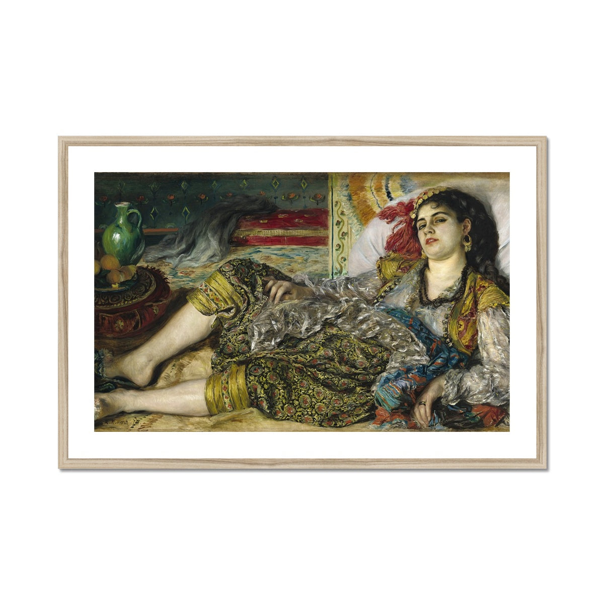 Odalisque by Pierre-Auguste Renoir Framed & Mounted Print