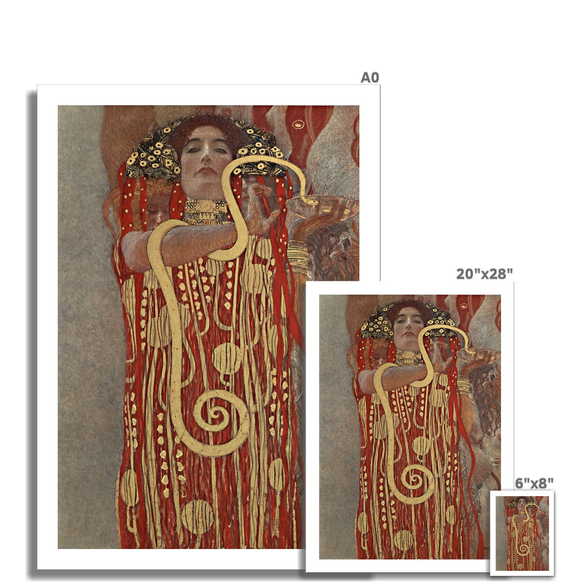 Hygieia by Gustav Klimt Fine Art Print