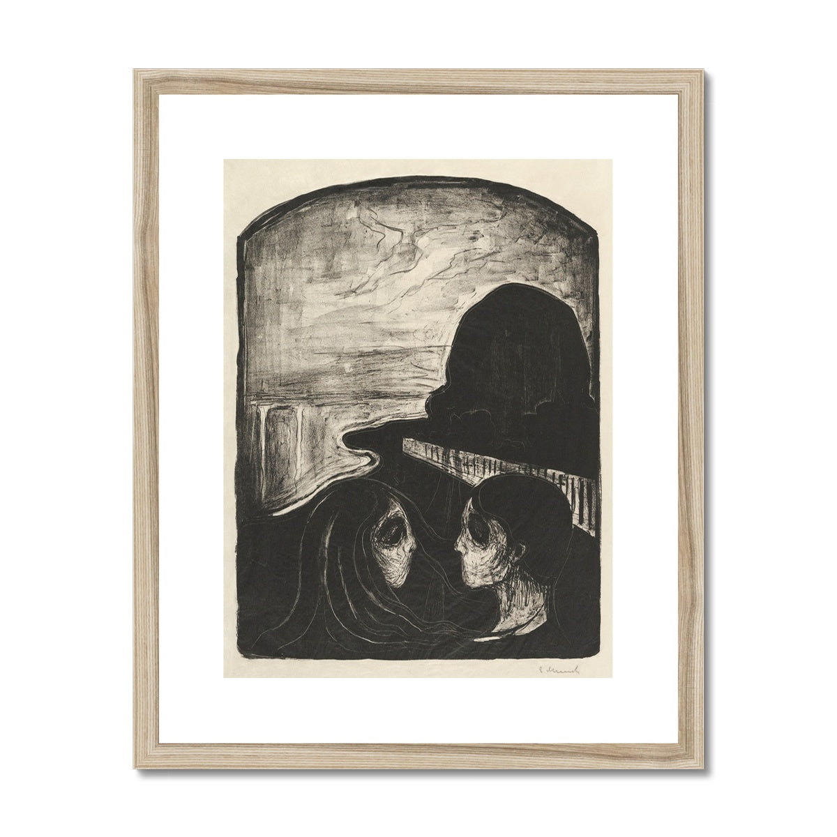 Attraction I by Edvard Munch Framed & Mounted Print