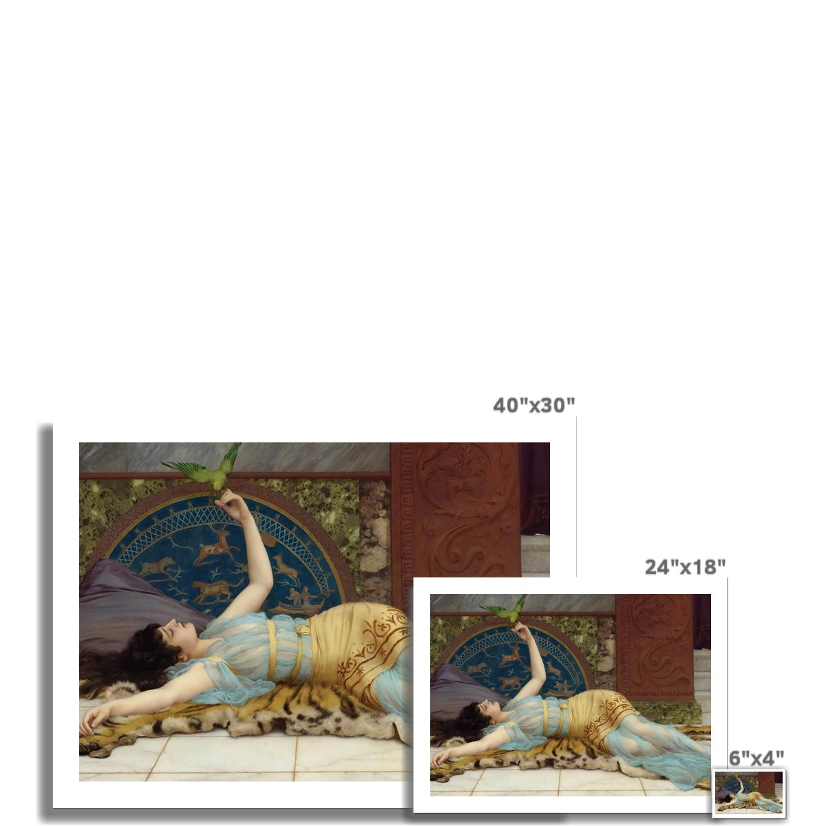 Dolce Far Niente by John William Godward Fine Art Print