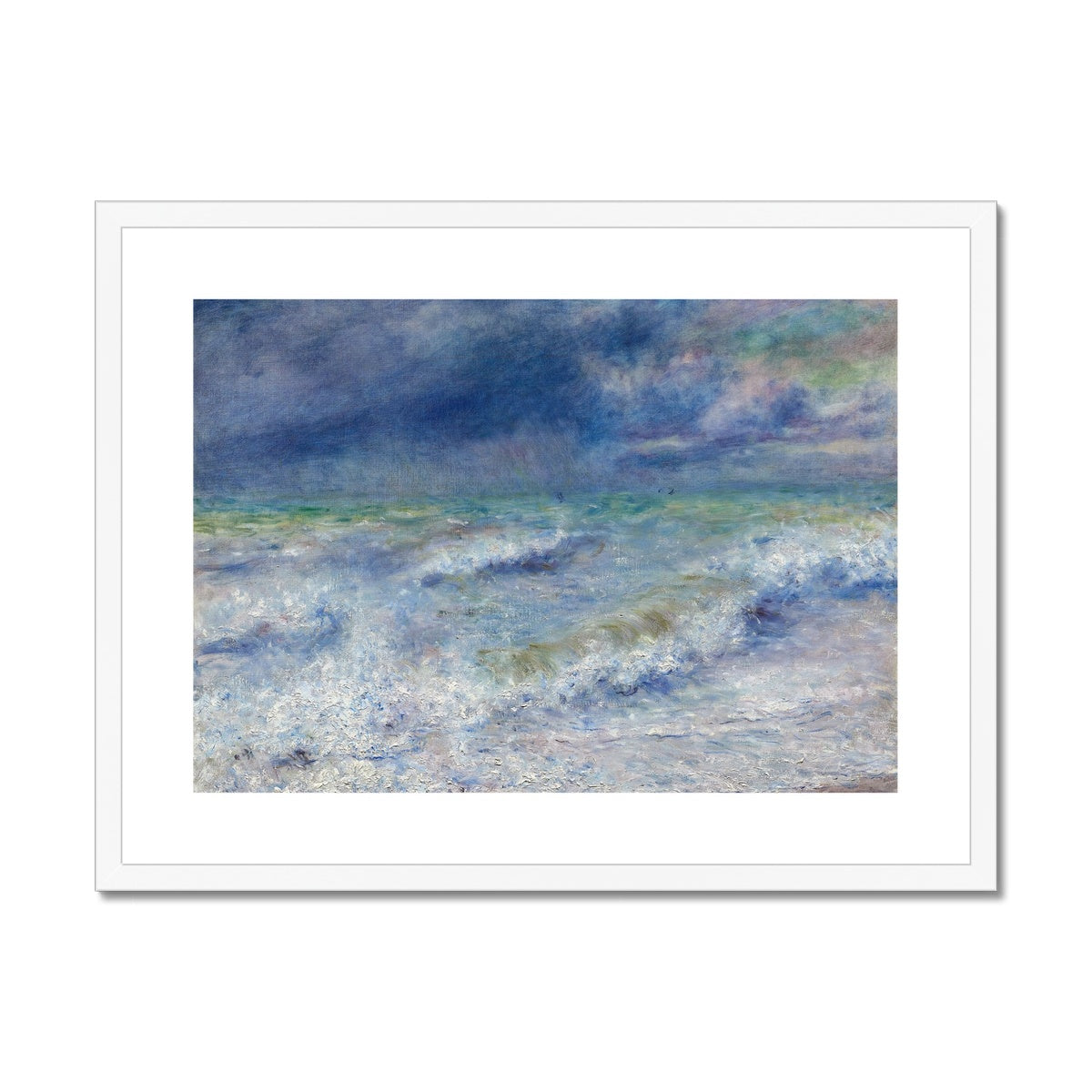 Seascape by Pierre-Auguste Renoir Framed & Mounted Print