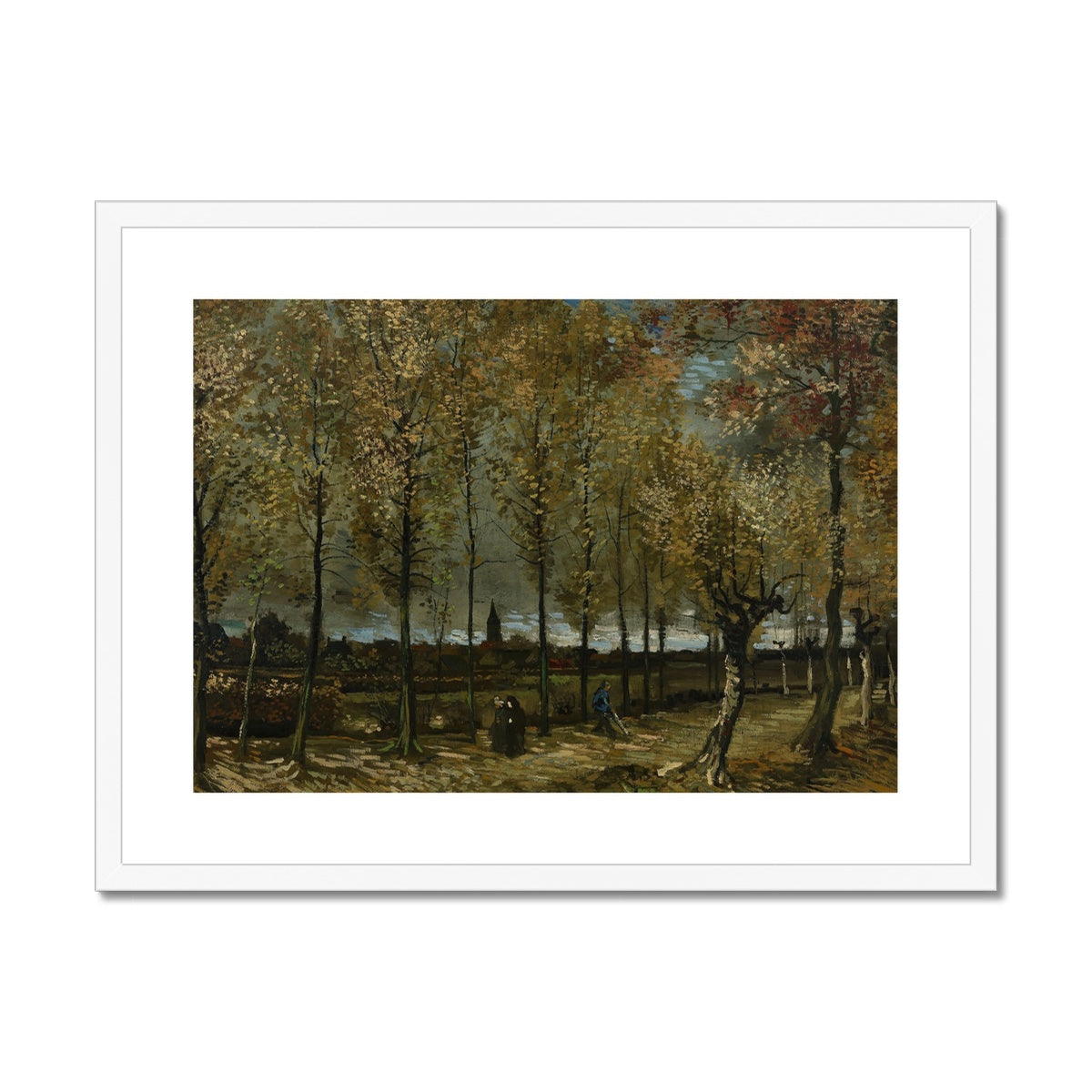 Poplars near Nuenen by Vincent van Gogh  Framed & Mounted Print