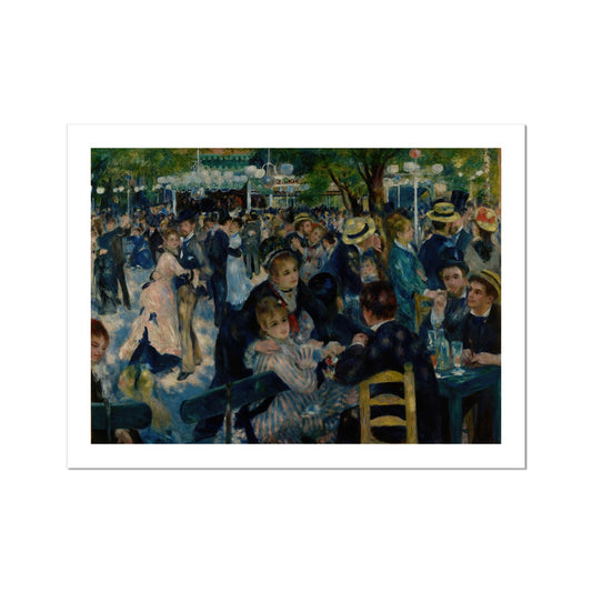 Dance at Le Moulin de la Galette by Pierre-Auguste Renoir Fine Art Print