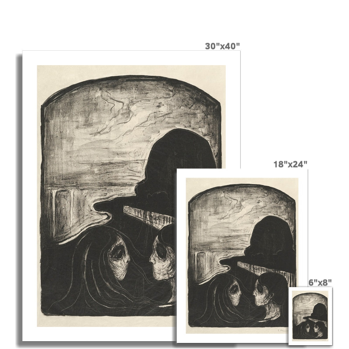 Attraction I by Edvard Munch Fine Art Print