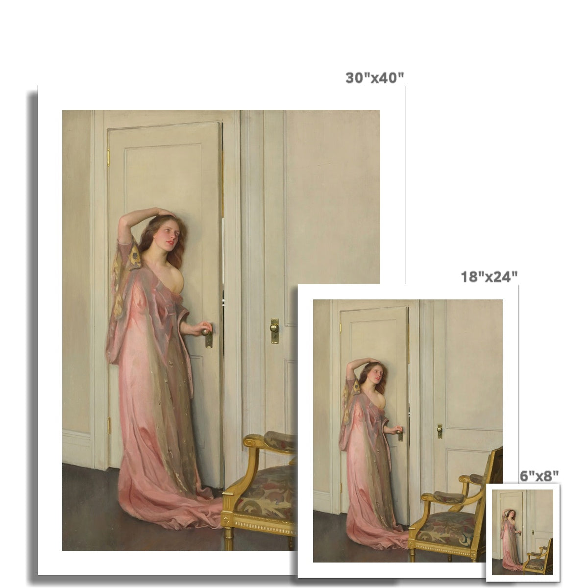 The other door (1917) by William McGregor Paxton Fine Art Print