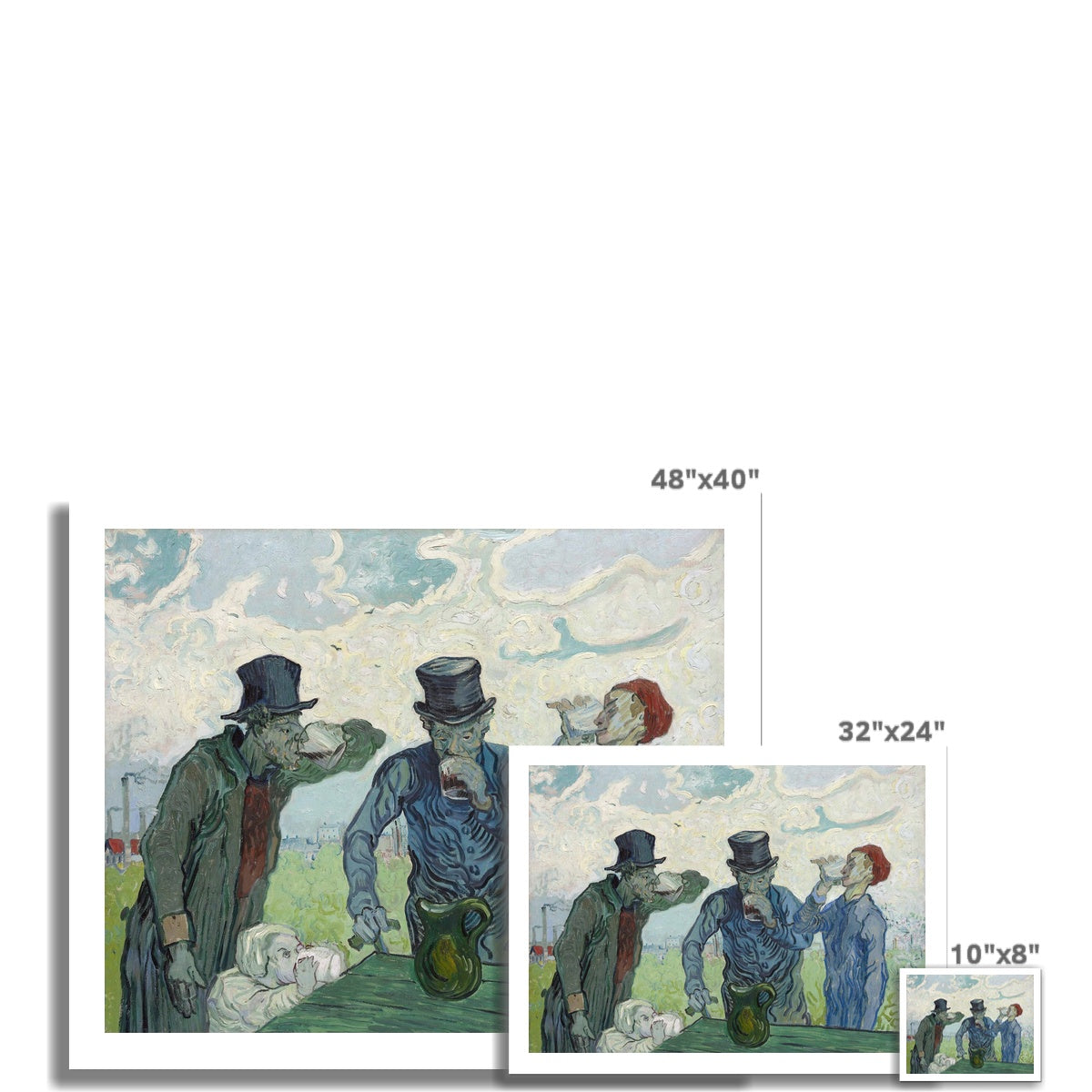 The Drinkers by Vincent van Gogh Fine Art Print