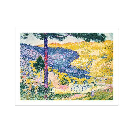 Valley with Fir; Shade on the Mountain by Henri-Edmond Cross Fine Art Print