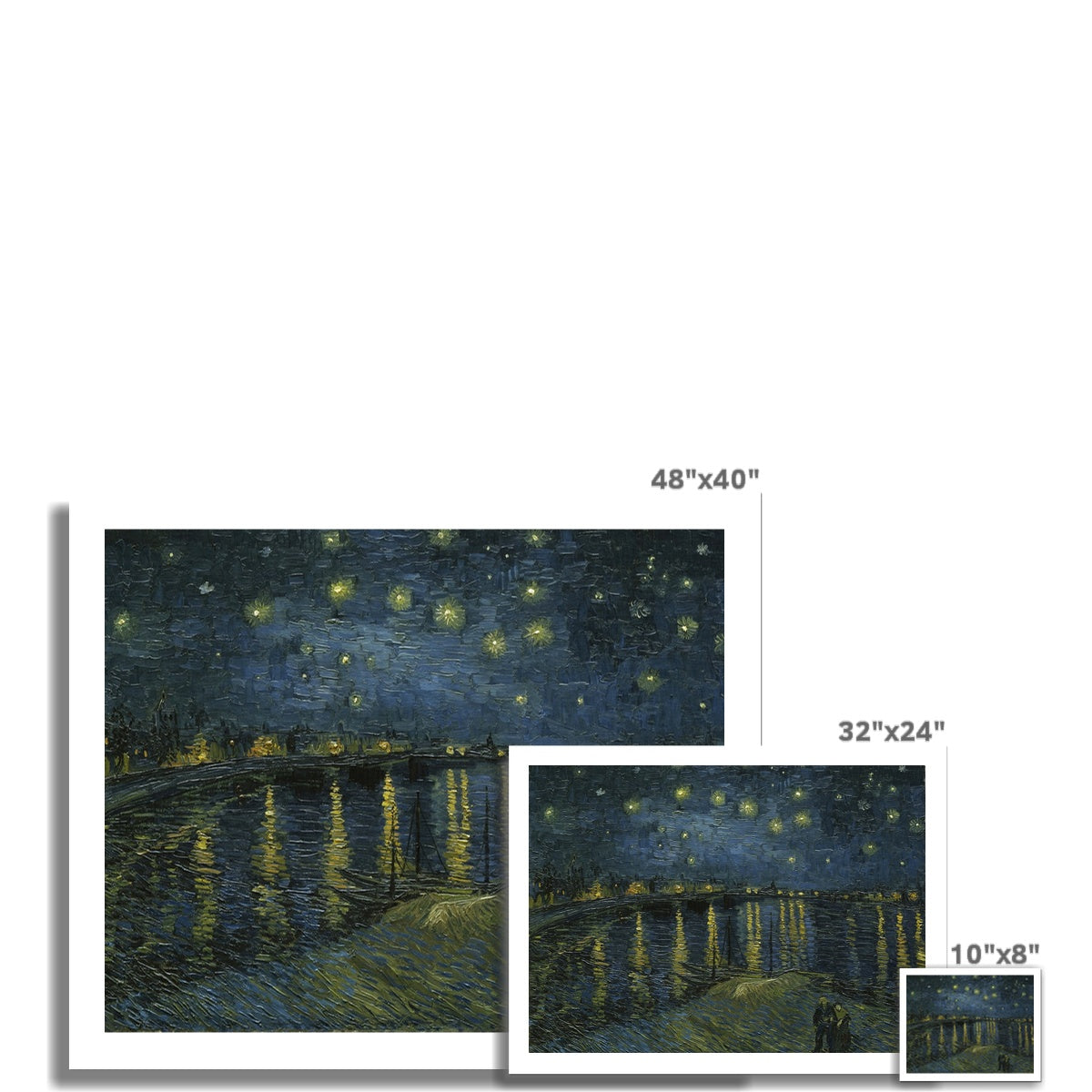 Starry Night by Vincent van Gogh  Fine Art Print