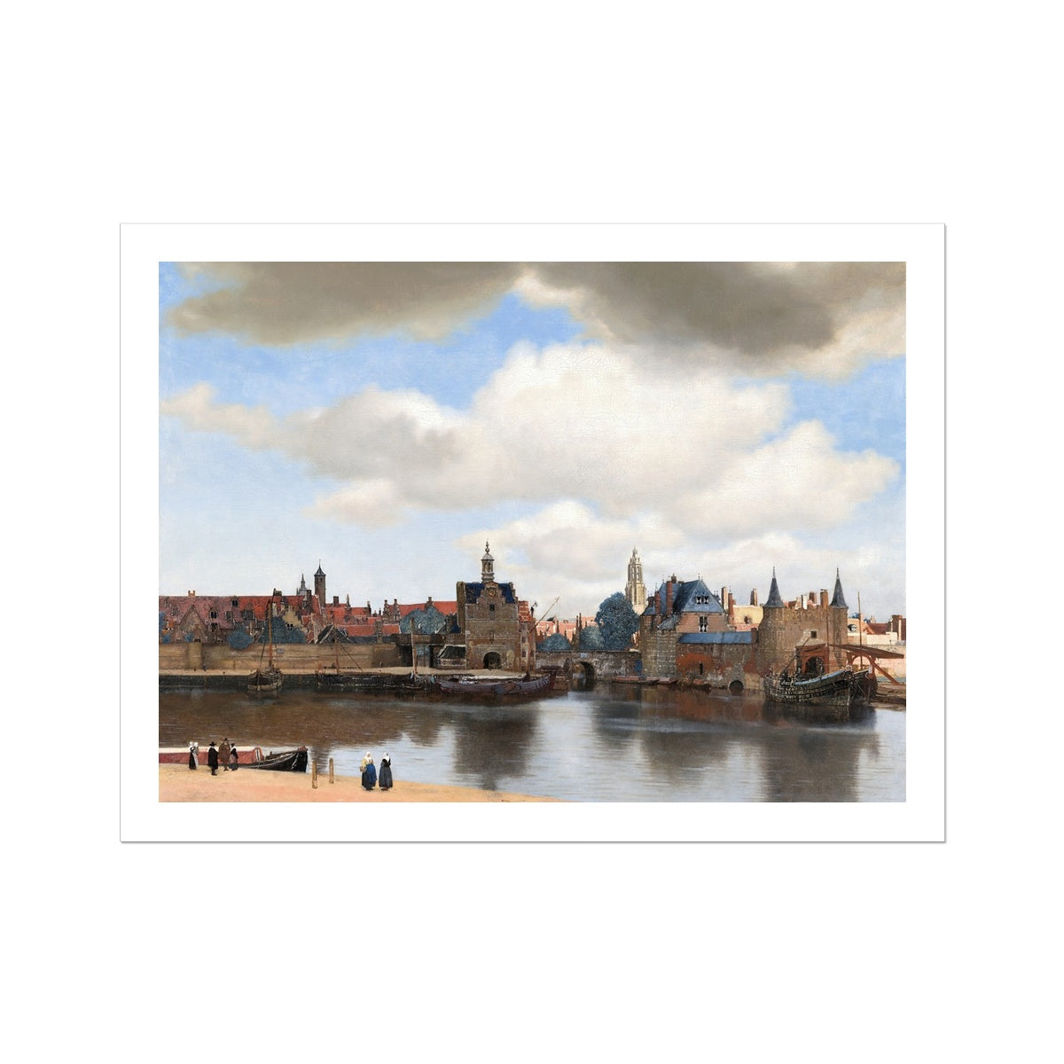 View of Delft by Johannes Vermeer Fine Art Print