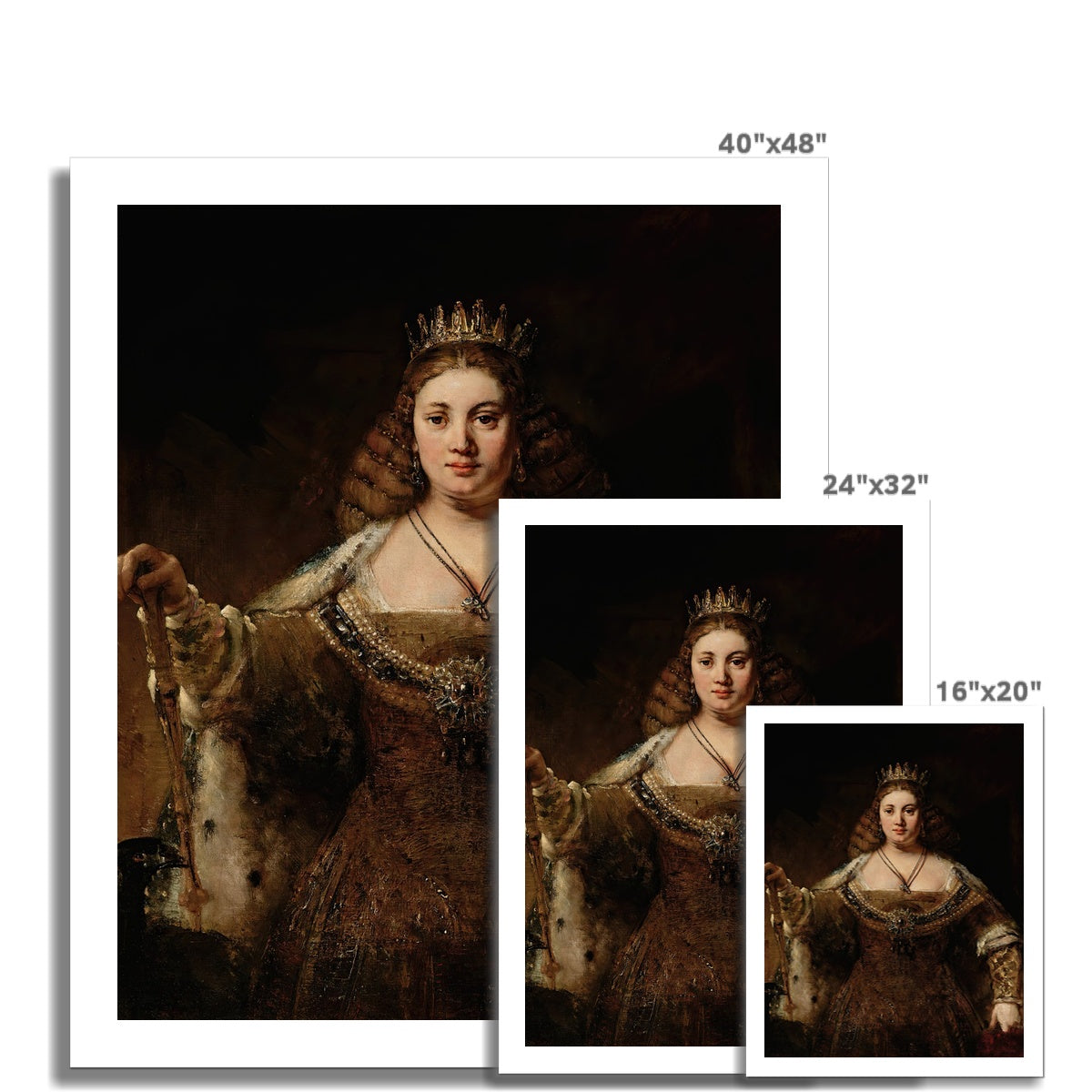 Juno by Rembrandt van Rijn Fine Art Print