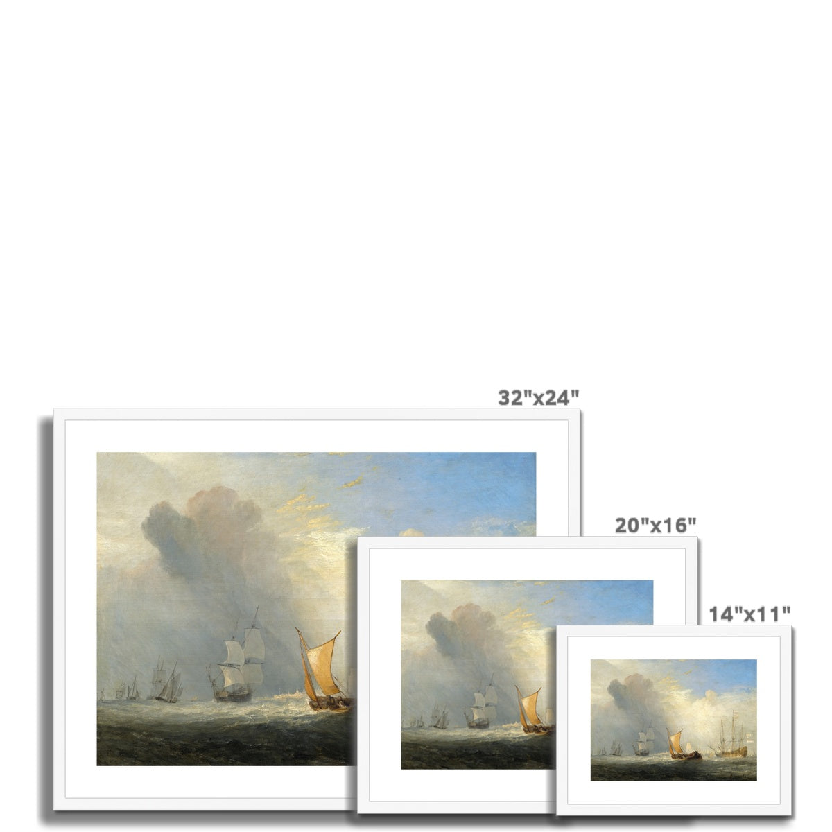 Rotterdam Ferry-Boat by Joseph Mallord William Turner Framed & Mounted Print