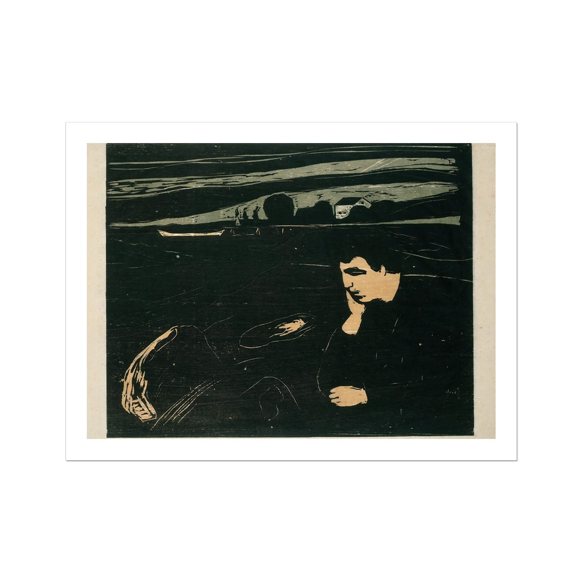 Melancholy III by Edvard Munch Fine Art Print