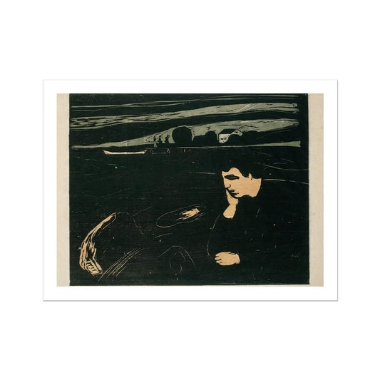 Melancholy III by Edvard Munch Fine Art Print