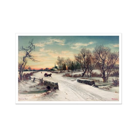 Christmas Morn by W. C. Bauer Fine Art Print