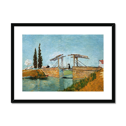 Langlois Bridge at Arles by Vincent van Gogh  Framed & Mounted Print