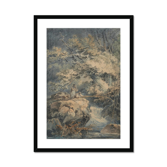 The Angler by Joseph Mallord William Turner Framed & Mounted Print