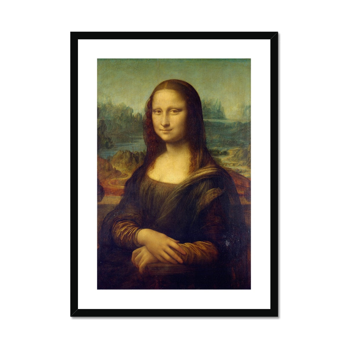 Mona Lisa by Leonardo da Vinci Framed & Mounted Print