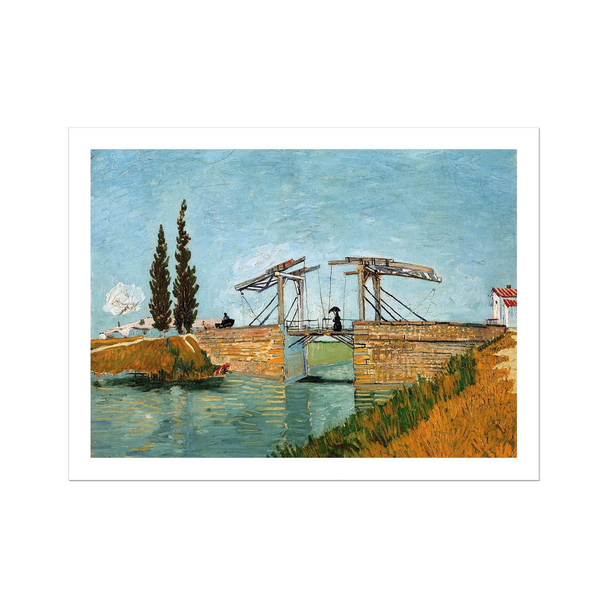 Langlois Bridge at Arles by Vincent van Gogh  Fine Art Print