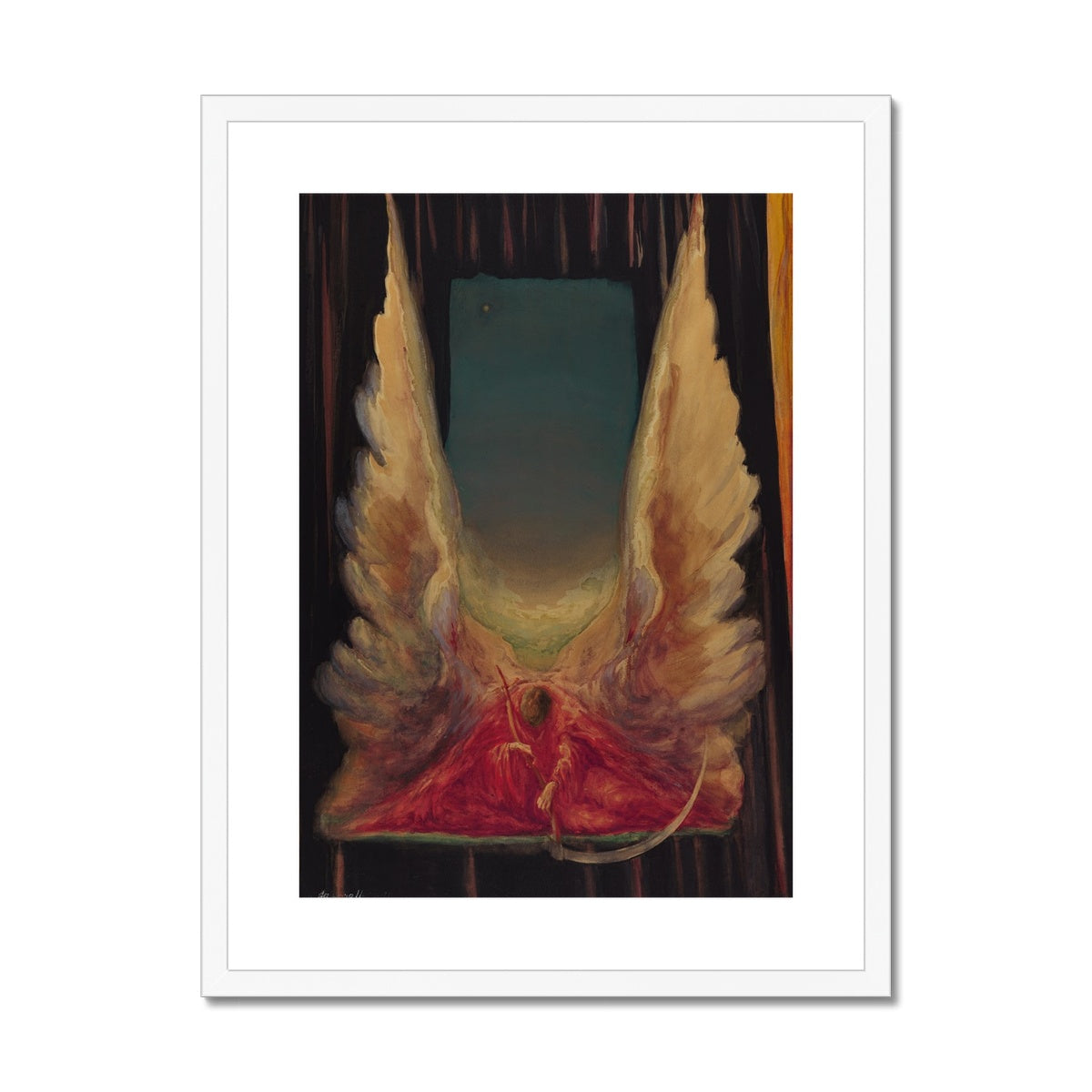 God’s Idea by Da Loria Norman Framed & Mounted Print