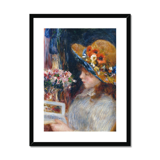 Reading Girl by Pierre-Auguste Renoir Framed & Mounted Print