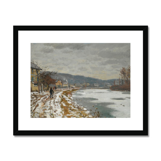 La Seine À Bougival by Claude Monet Framed & Mounted Print