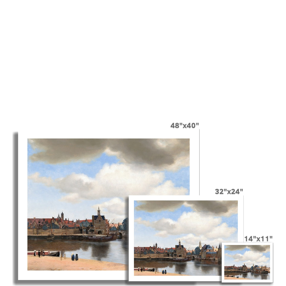 View of Delft by Johannes Vermeer Fine Art Print